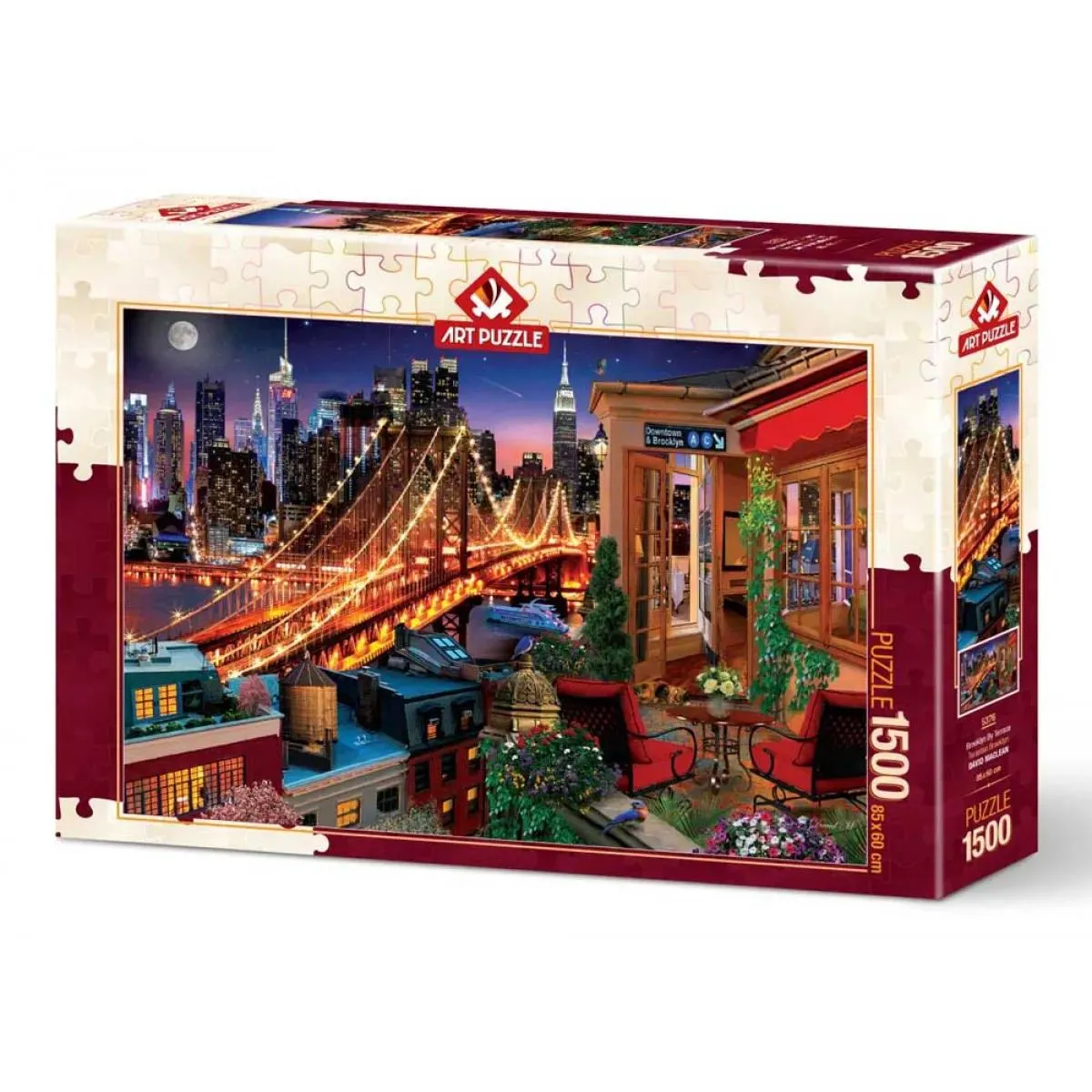 Puzzle BRUKLINSKA TERASA 1500 kom 