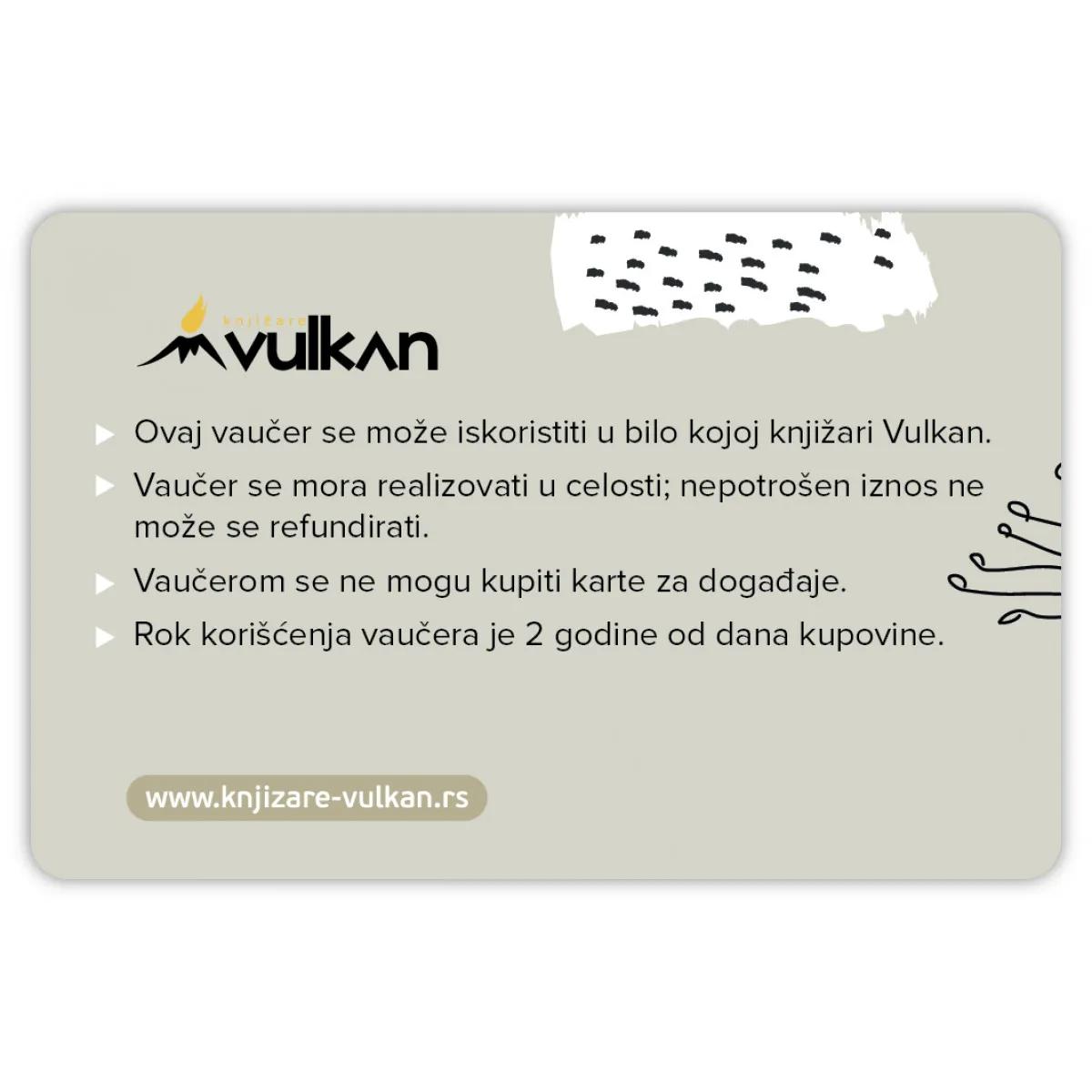 GIFT KARTICA / VAUČER  sivo žuta 5000 