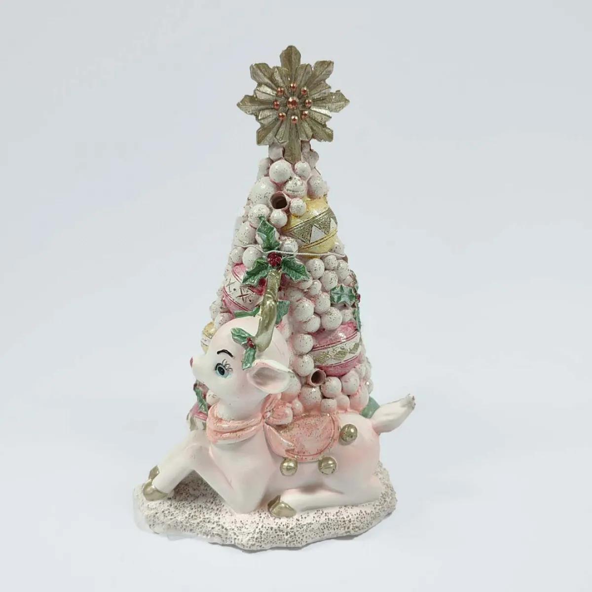 Novogodišnja figura - LANE SA JELKOM 