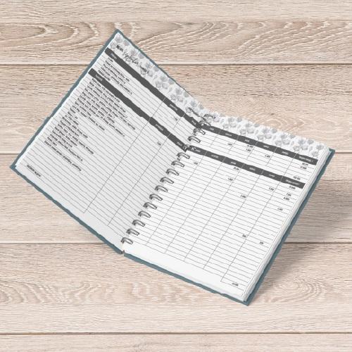 Finansijska beležnica sa stikerima KAROLINA HERBUT Planer 