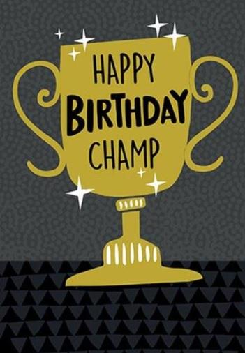 Čestitka  HAPPY BIRTHDAY CHAMP 
