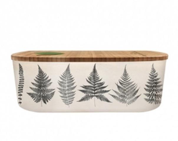 BIOLOCO kutija za hranu BLACK AND WHITE LEAVES 