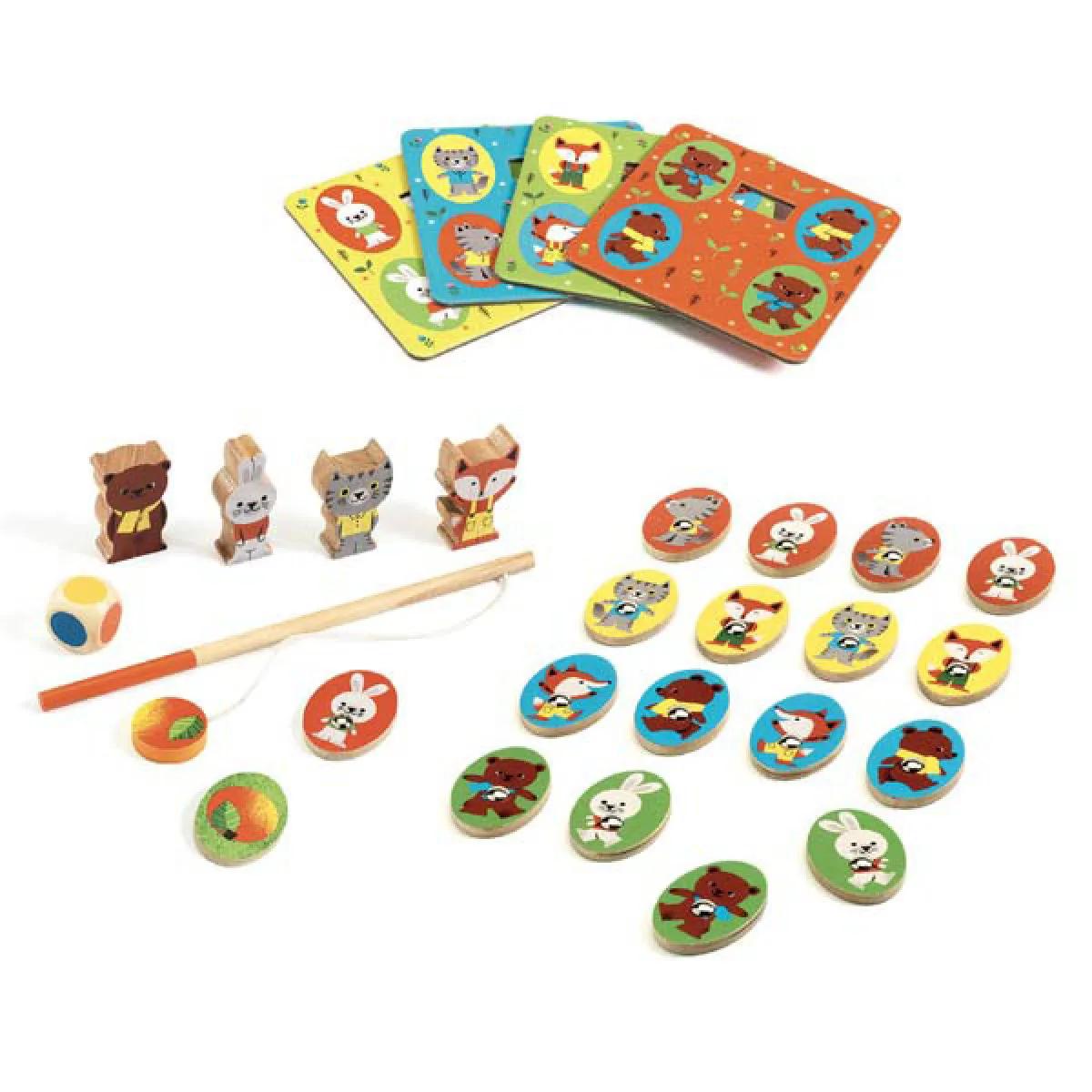 Set igrara za decu LUDO WOOD 4 Games 
