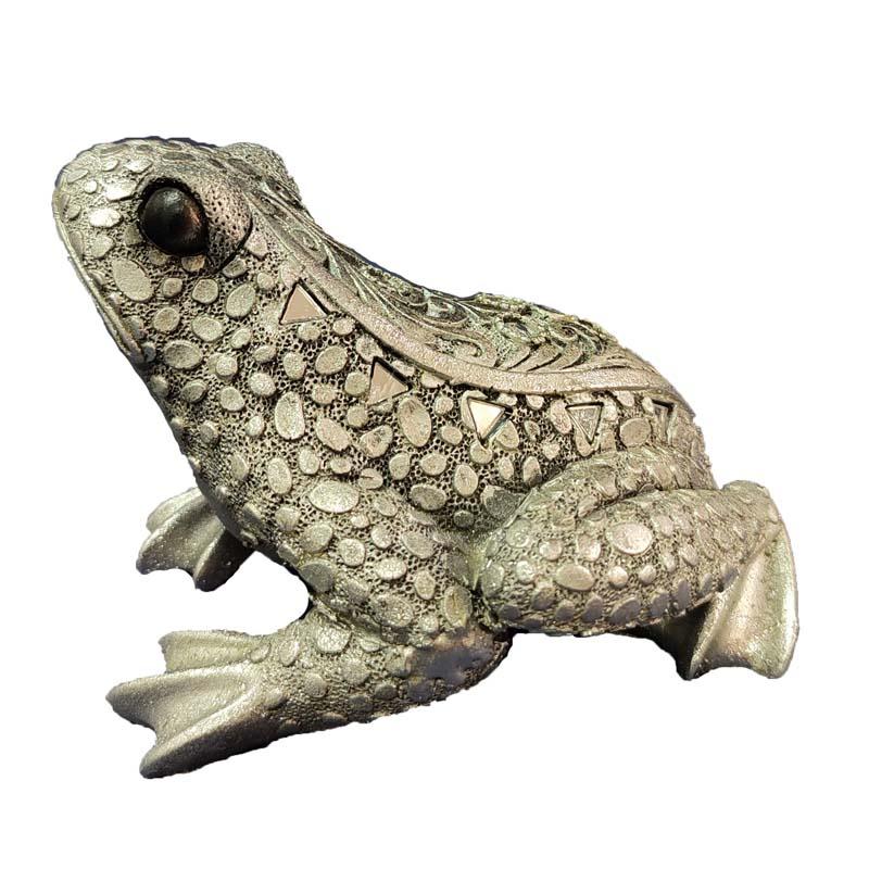 Ukrasna figura SREBRNA ŽABA 