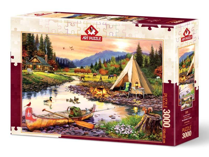 Puzzle CAMPING FRIENDS 3000 kom 
