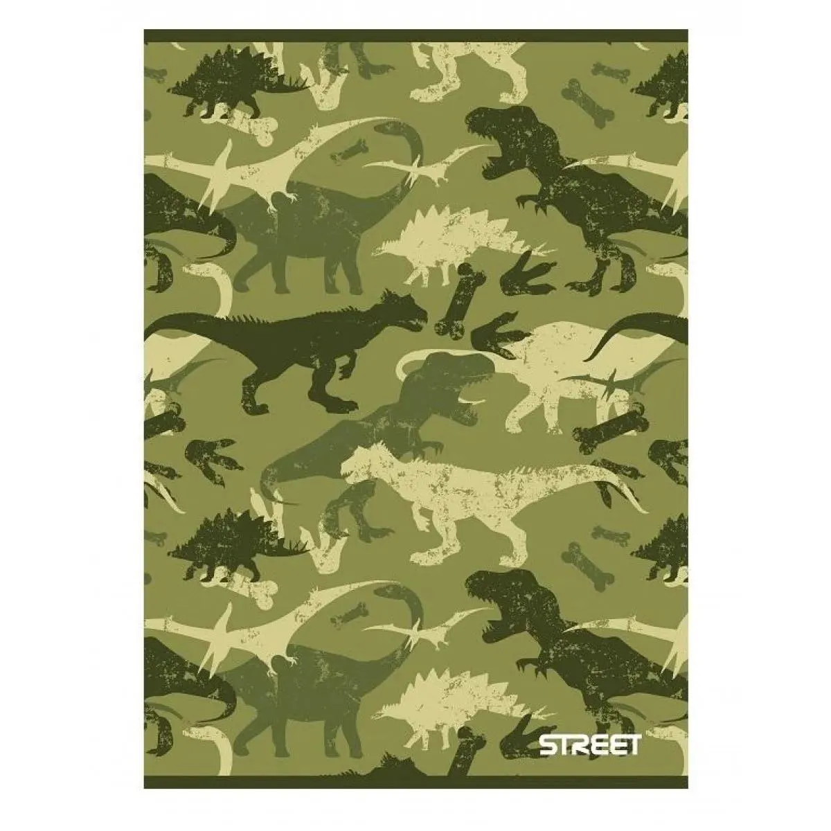 DINOSAURS SVESKA A4/54L/LINIJE SA MARGI 