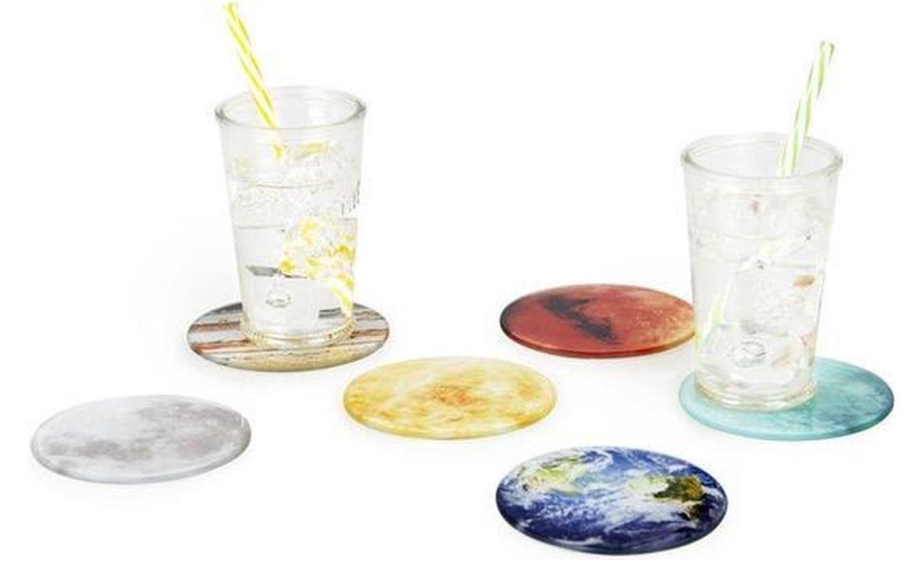 Stakleni podmetači za čaše 