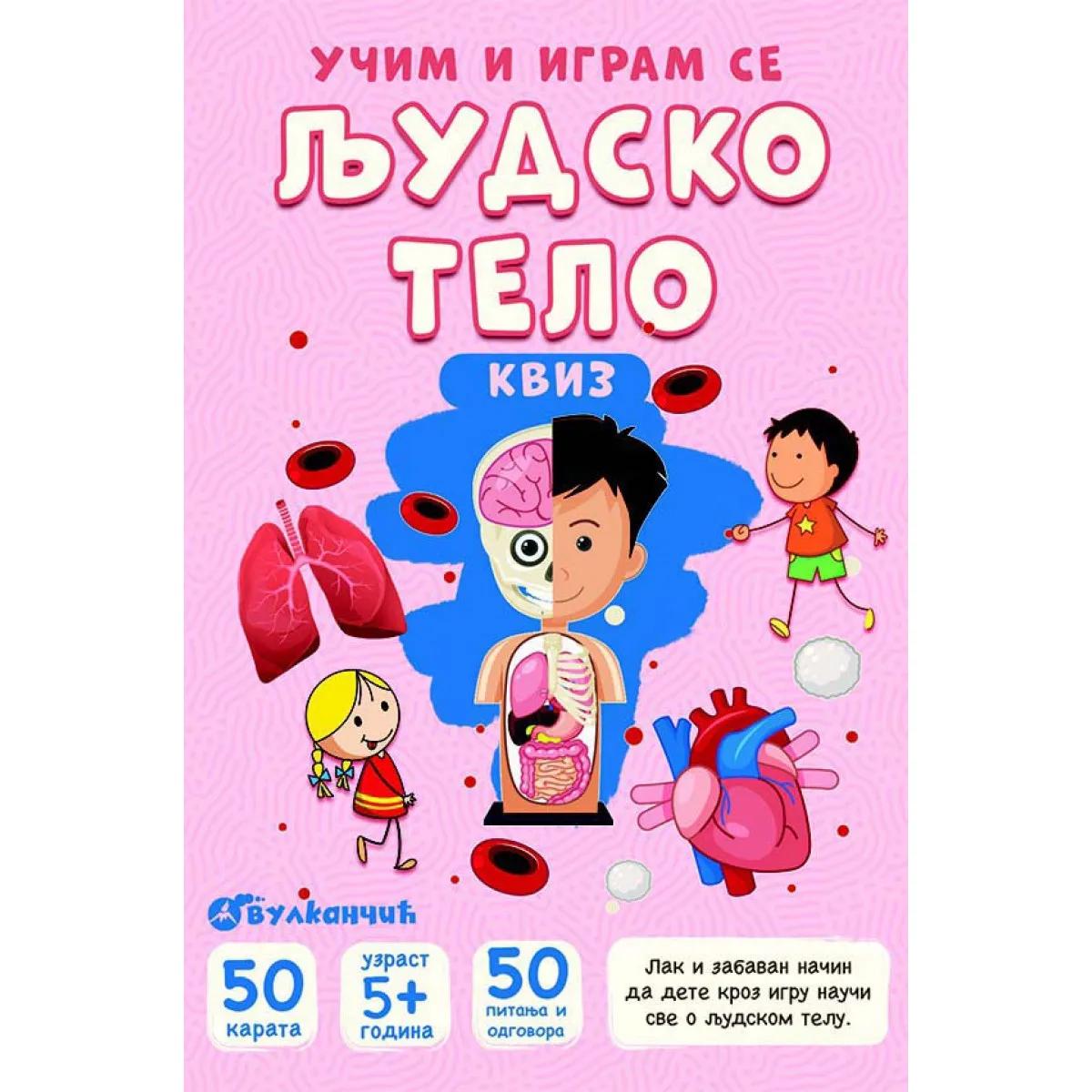 KARTE  LJUDSKO TELO KVIZ Učim i igram se 