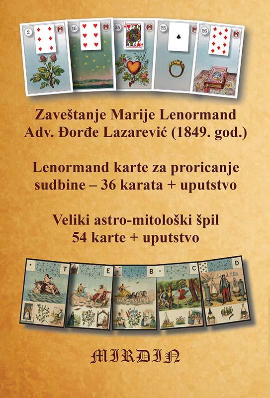 Lenormand Tarot + 2 špila karata + luksuzna kutija 