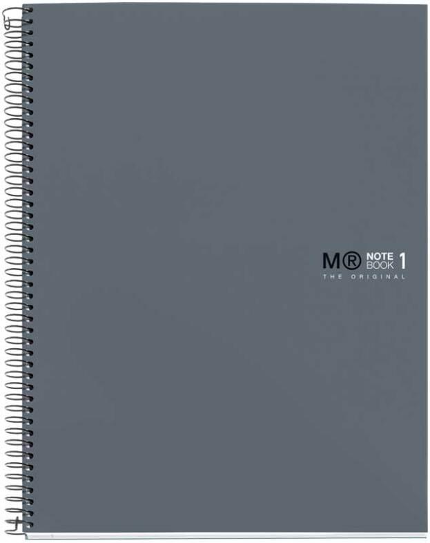 Sveska sa spiralom A5  GRAPHITE (na kvadratiće) 