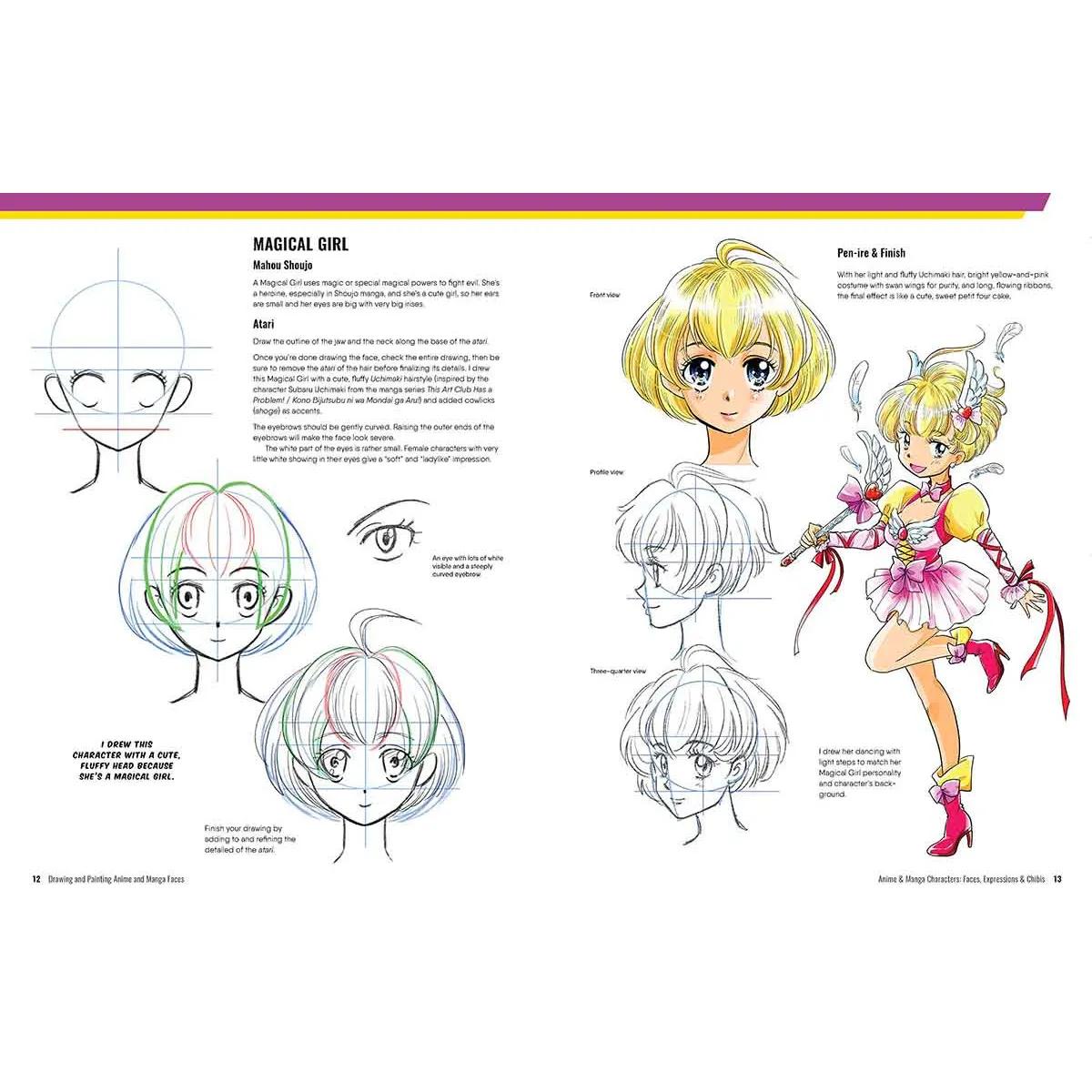 DRAWING AND PAINTING ANIME AND MANGA FACES 