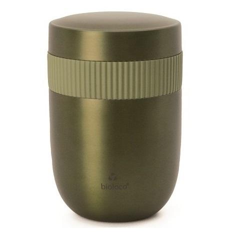 BIOLOCO  dvodelna kutija za hranu KHAKI 