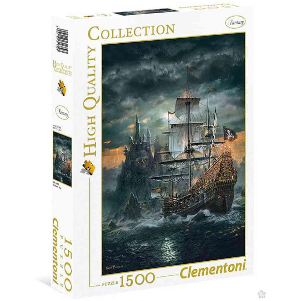 Puzzle 1500 THE PIRATES SHIP Clementoni 