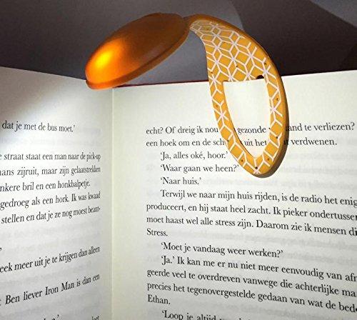 Fleksibilna lampica za knjigu ORANGE 