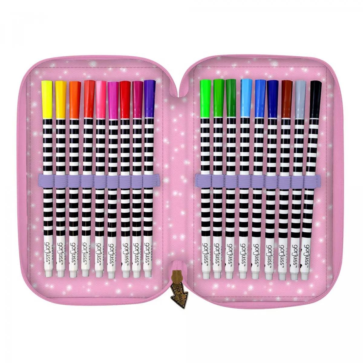 Safta Kinder-Mäppchen Gorjuss Fairground Fireworks – 10x23x6 Cm, Bunt, Mit Reißverschluss