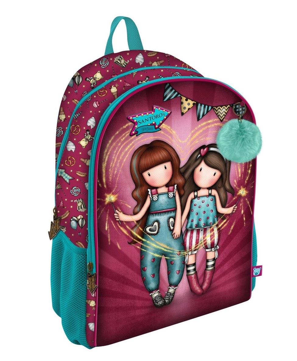 Ranac školski sa dve pregrade GORJUSS FAIRGROUND Fireworks 