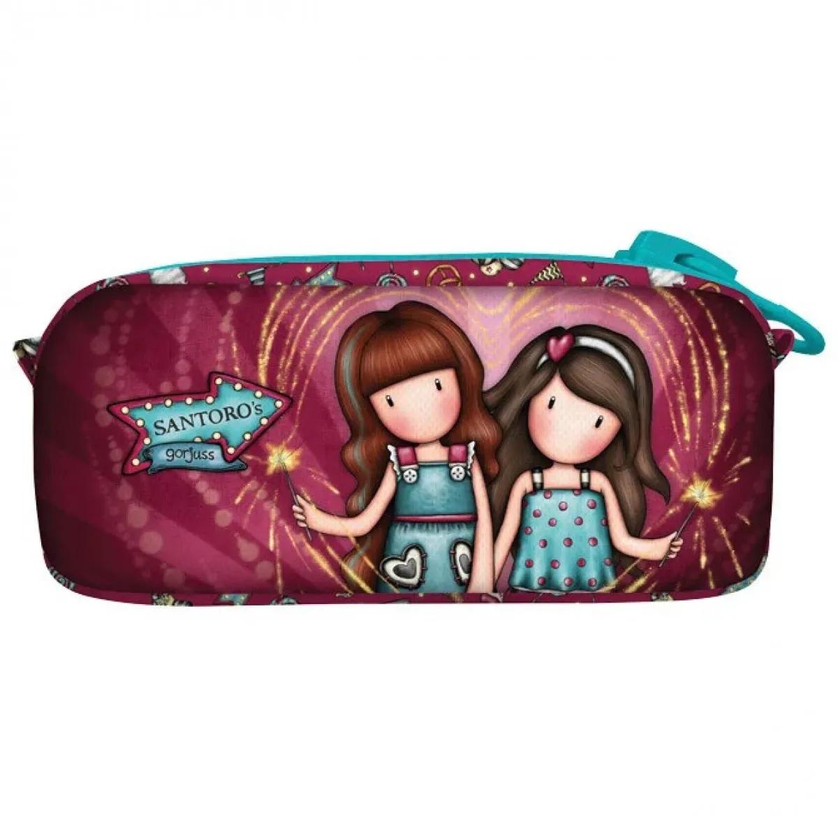 SANTORO Gorjuss Fairground Fireworks Backpack - 2 Zip, Adaptable To Trolley, Multicolored - View #7
