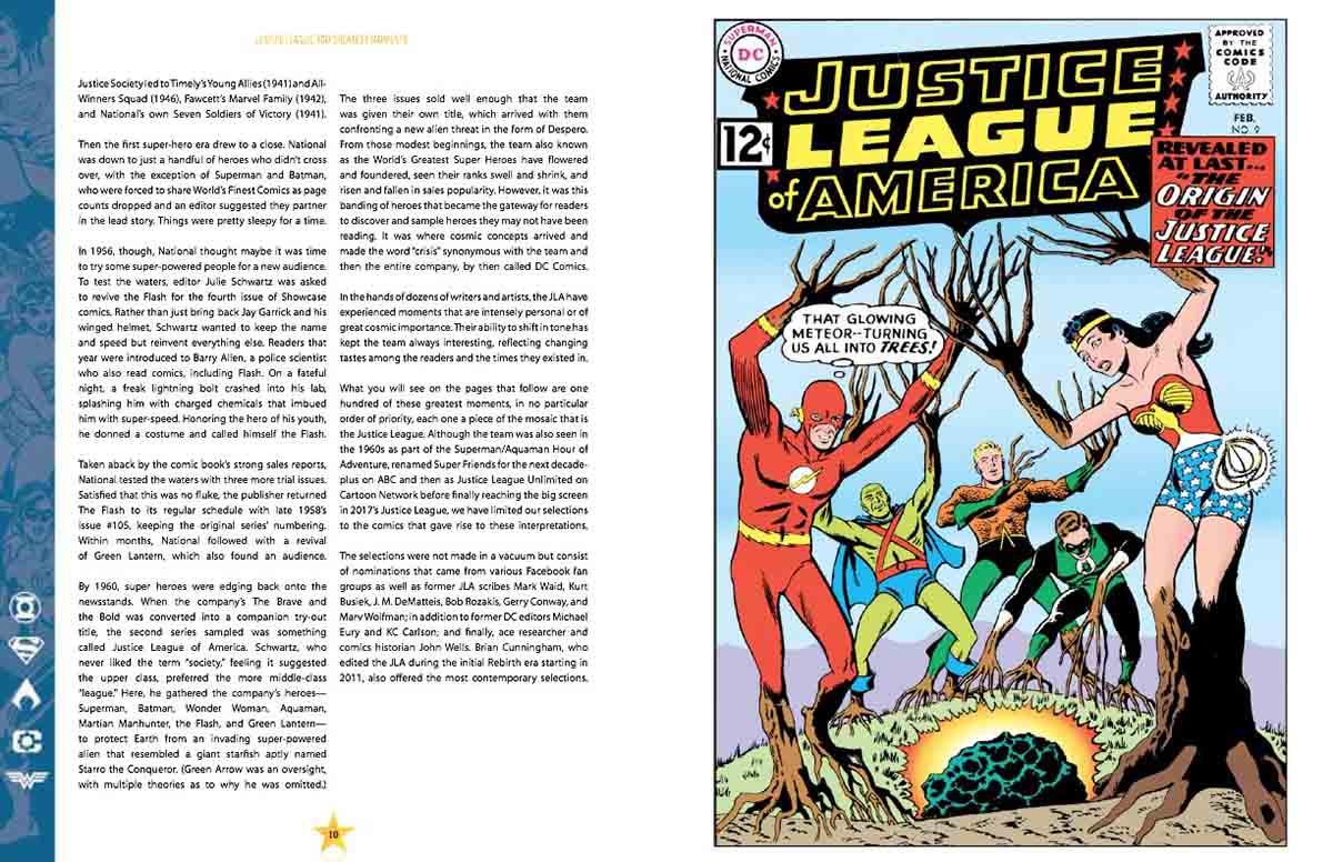 JUSTICE LEAGUE 100 GREATEST MOMENTS 