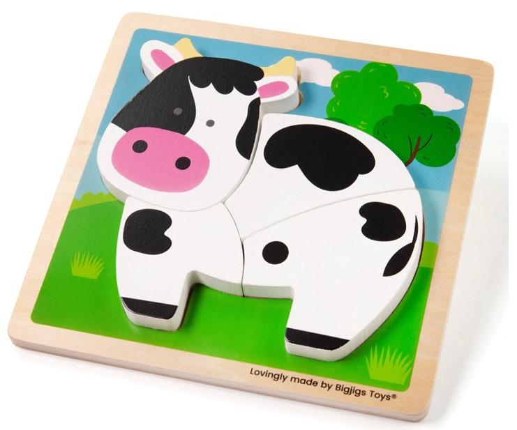 Drvena slagalica KRAVA 