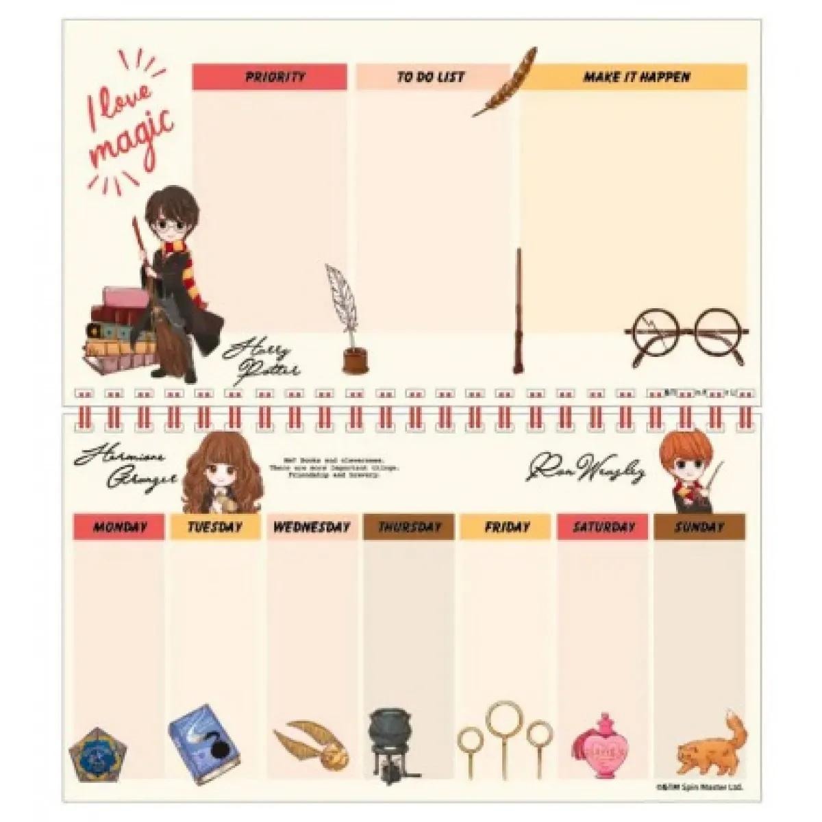 Nedeljni planer HARRY POTTER 