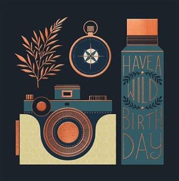 Rođendanska čestitka WILD BIRTHDAY 