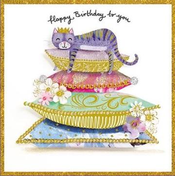 Rođendanska čestitka PLAVA MAČKA 