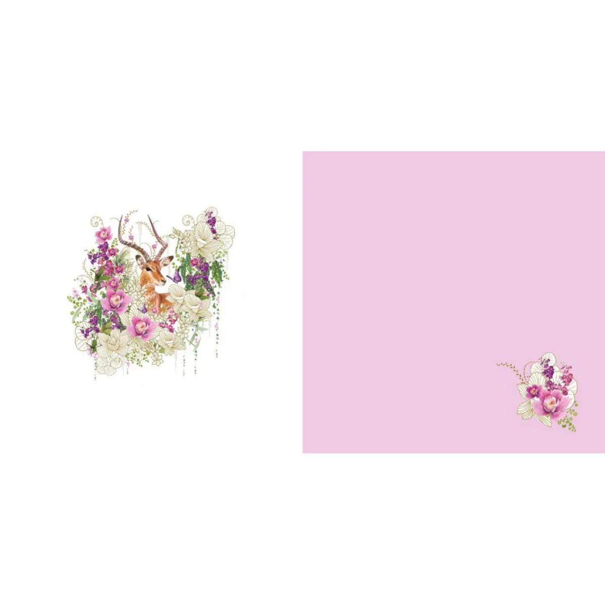 Čestitka ANTELOPE FLOWERS 