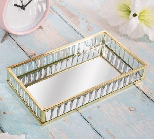 Dekorativni poslužavnik GOLD - MALI 