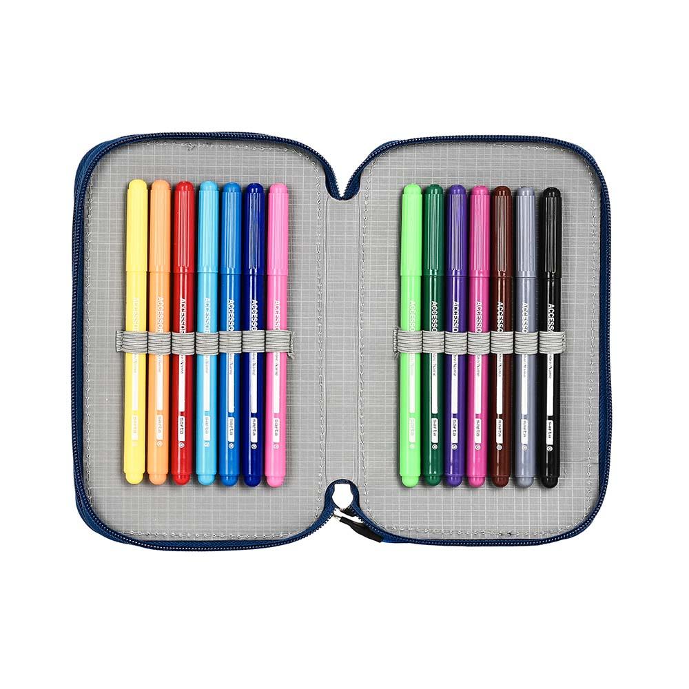 Dvodelna puna pernica EL NINO BLUE BAY BLUE 