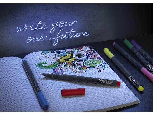 FABER CASTELL flomasteri lajneri 1/30 PASTEL+NEON 