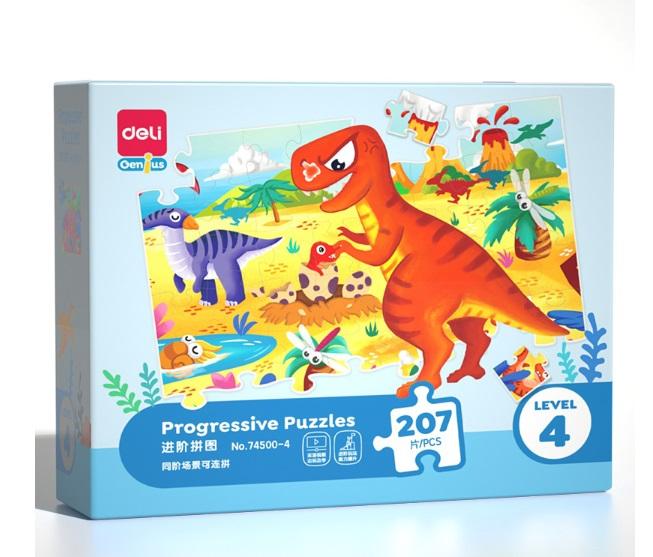 PUZZLE - SLAGALICA PROGRESIVNI nivo 4 - 207 delova 