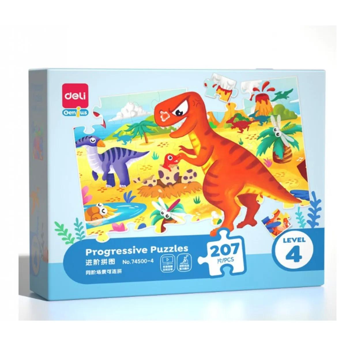 PUZZLE - SLAGALICA PROGRESIVNI nivo 4 - 207 delova 