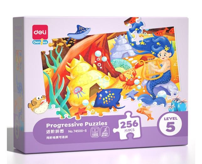 PUZZLE - SLAGALICA PROGRESIVNI nivo 5 - 256 delova 