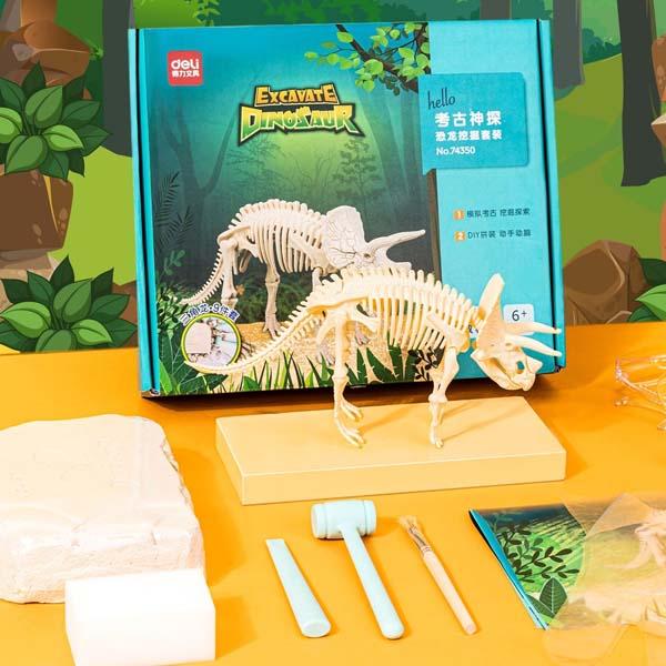 DEČIJA IGRAČKA - KREATIVNI SET ZA ISKOPAVANJE -DINOSAURUS TRICERATOPS 