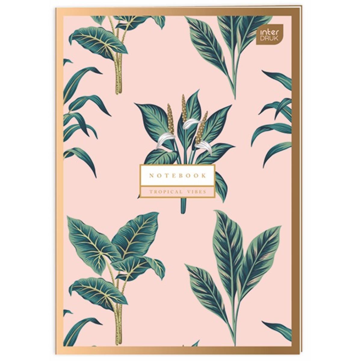 Sveska A4 kvadratići METALLIC SATIN GOLD 