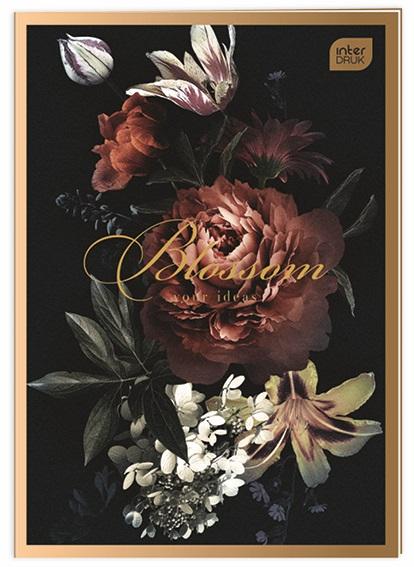 Sveska A4 kvadratići METALLIC SATIN GOLD 