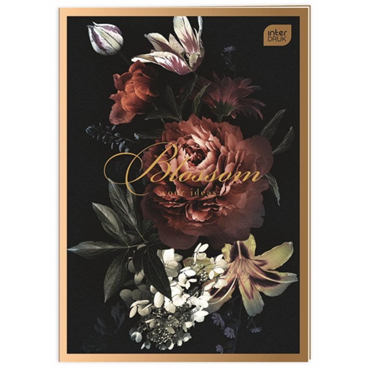 Sveska A4 kvadratići METALLIC SATIN GOLD 