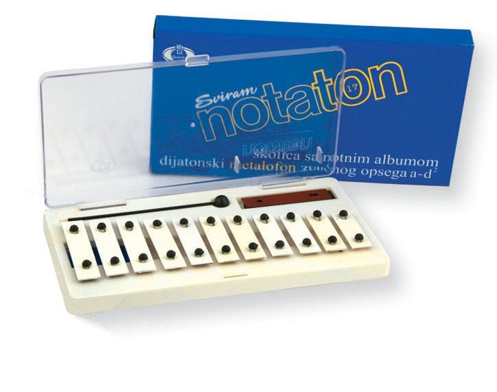 Metalofon 17/P sa priručnikom SVIRAM NOTATON Latinica 