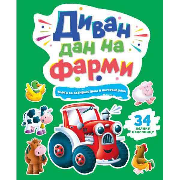 KNJIGA SA AKTIVNOSTIMA I NALEPNICAMA Divan dan na farmi 