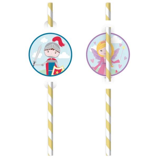Dekorativne slamčice - PRINCEZA i VITEZ 