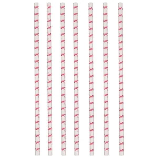 Dekorativne slamčice FLAMINGO PARADISE 