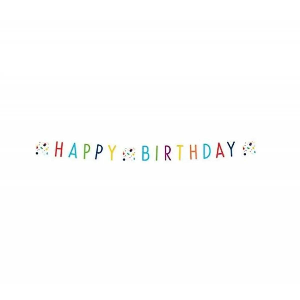 Baner za dekoraciju CONFETTI BDAY 