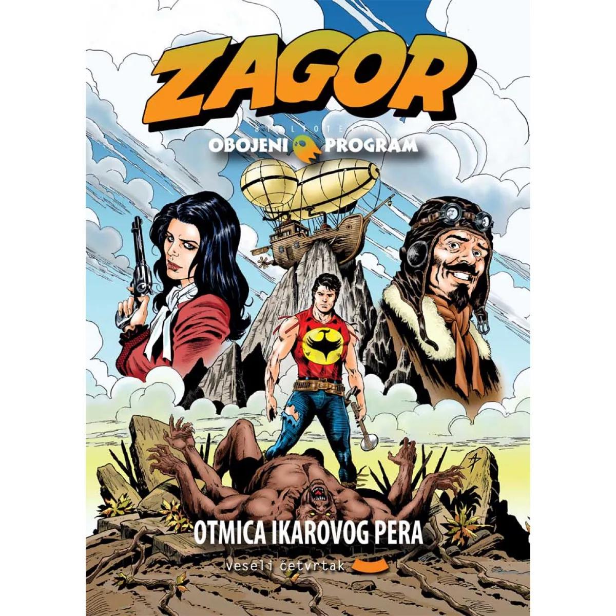 OBOJENI PROGRAM 56 Zagor, Otmica Ikarovog pera 