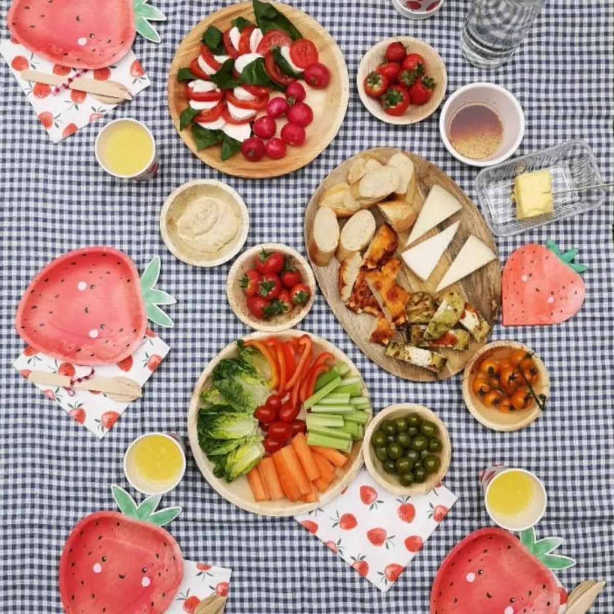 Salvete STRAWBERRY FIELDS 33x33cm, 20 kom 