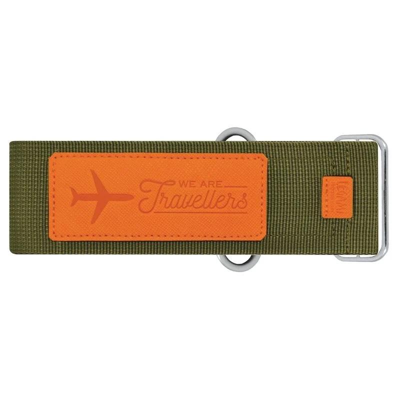 Traka sa čičkom za zaštitu kofera GREEN 