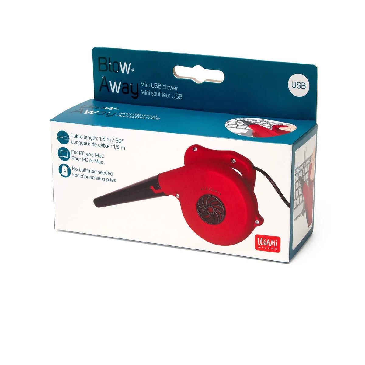 Fen za čišćenje tastature BLOW AWAY USB Red 