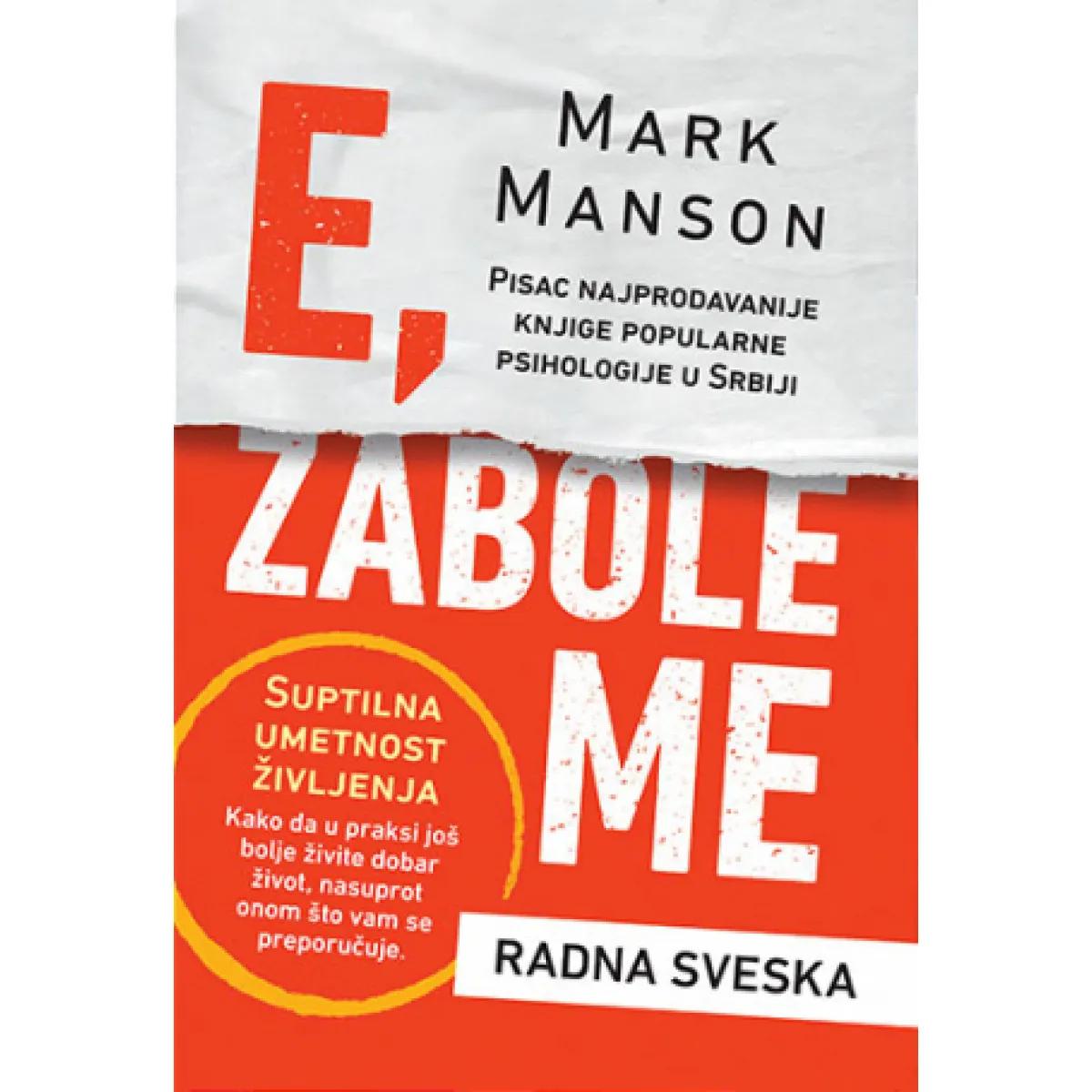 E ZABOLE ME Suptilna umetnost življenja – radna sveska 