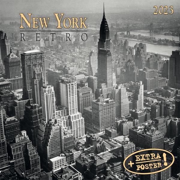 Zidni kalendar 2023 - NEW YORK RETRO 