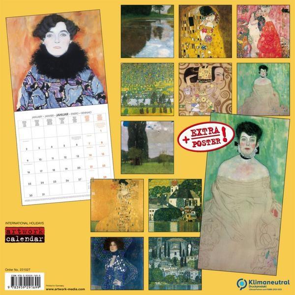Zidni kalendar 2023 - GUSTAV KLIMT 