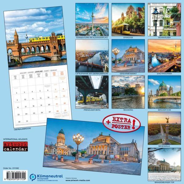 Zidni kalendar za 2023 - BERLIN 